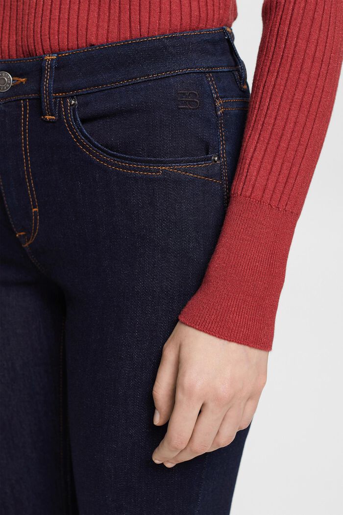 Superstretch-jeans med økologisk bomuld, BLUE RINSE, detail image number 0