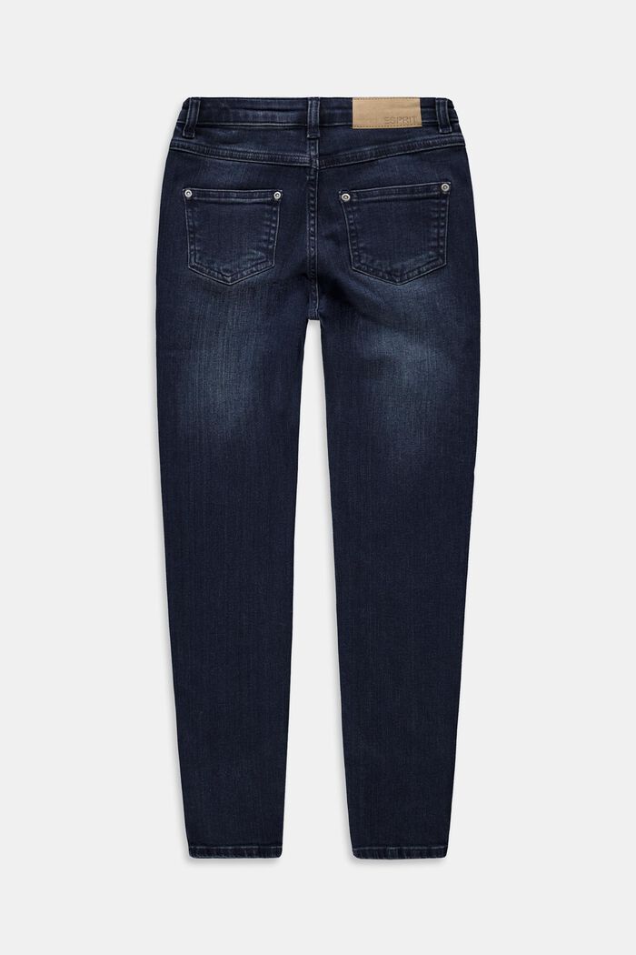 Slim fit-jeans med justerbar linning, BLUE MEDIUM WASHED, detail image number 1