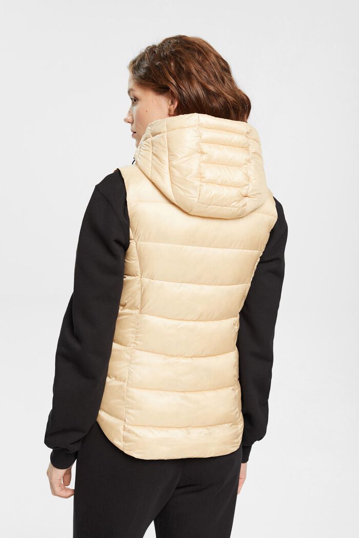 Quiltet vest, CREAM BEIGE, detail image number 3