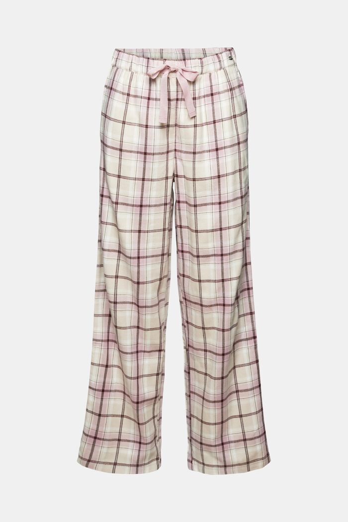 Pyjamasbukser i flonel, SAND, detail image number 6