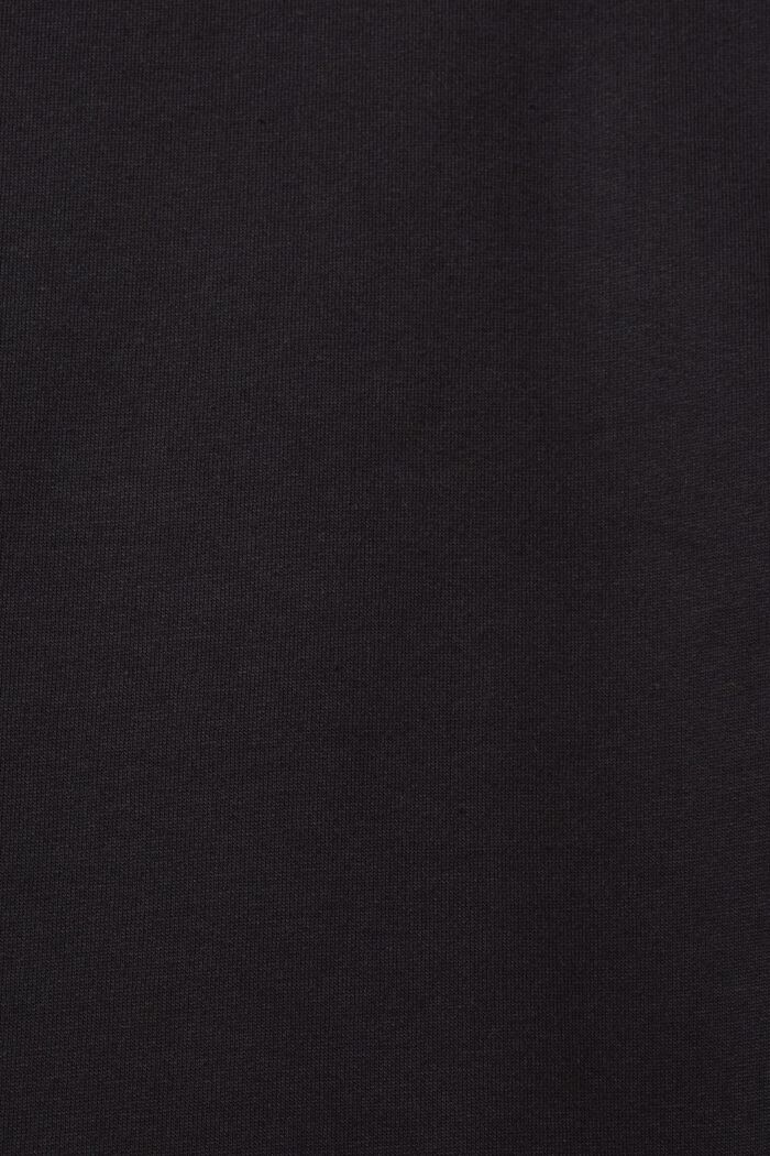 Lang hættetrøjekjole, BLACK, detail image number 4