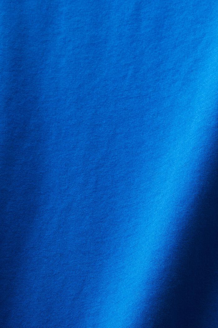 Slim, langærmet top med rund hals, BRIGHT BLUE, detail image number 5