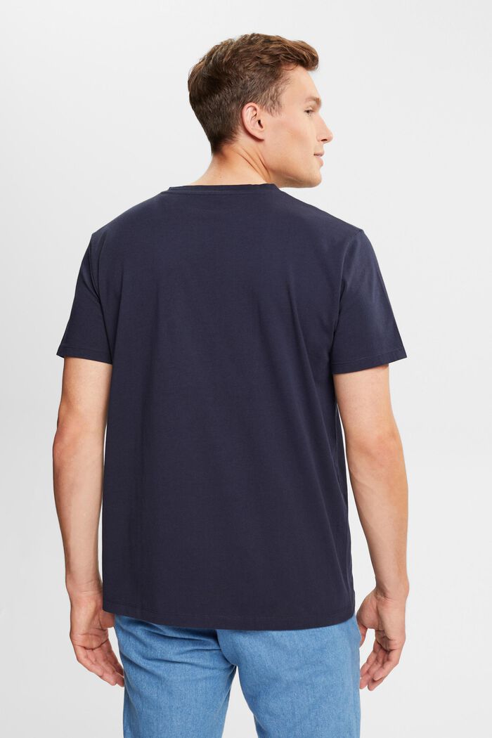 Jersey-T-shirt med frontprint, NAVY, detail image number 3