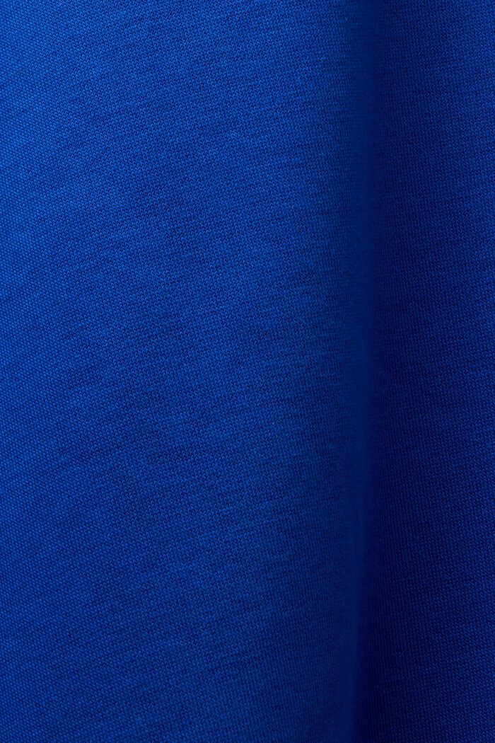 Sweatshirt i bomuldsmiks, BRIGHT BLUE, detail image number 5