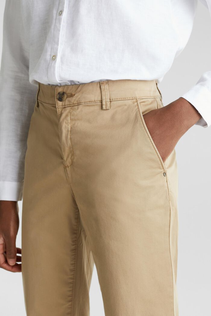 Stretch-chinos med lycra xtra life™, BEIGE, detail image number 2