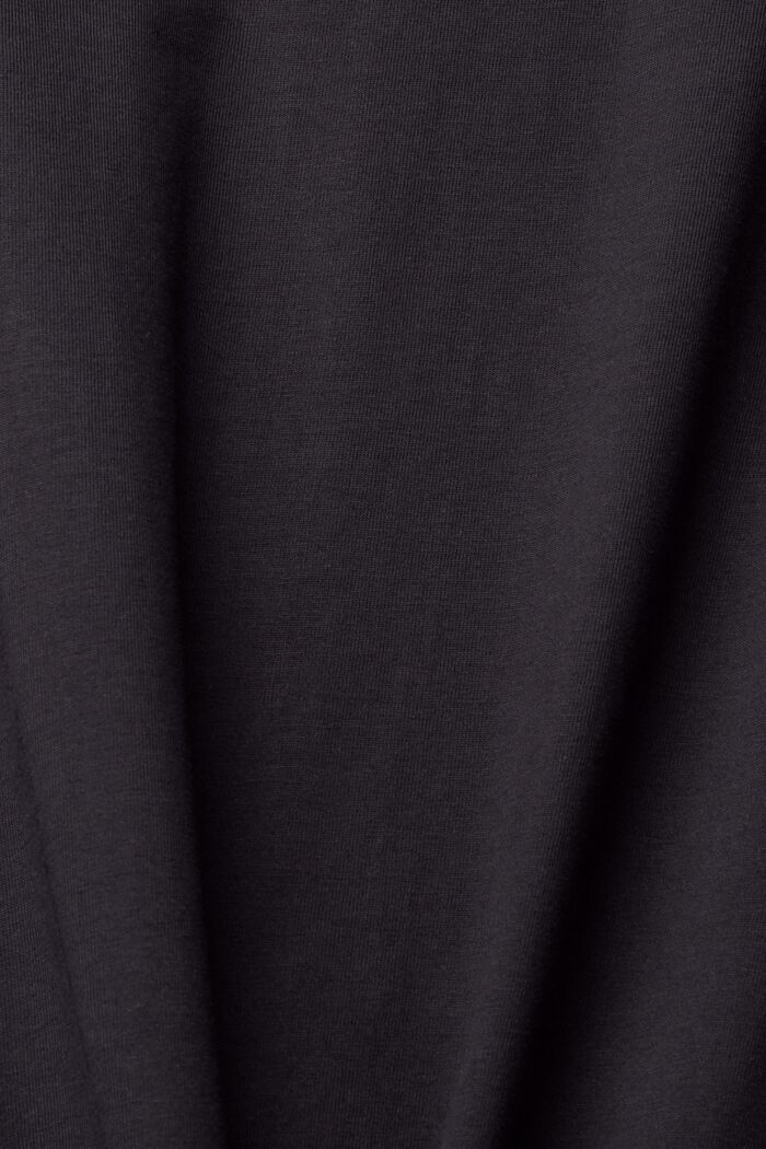 Jersey-T-shirt, 100% bomuld, BLACK, detail image number 1