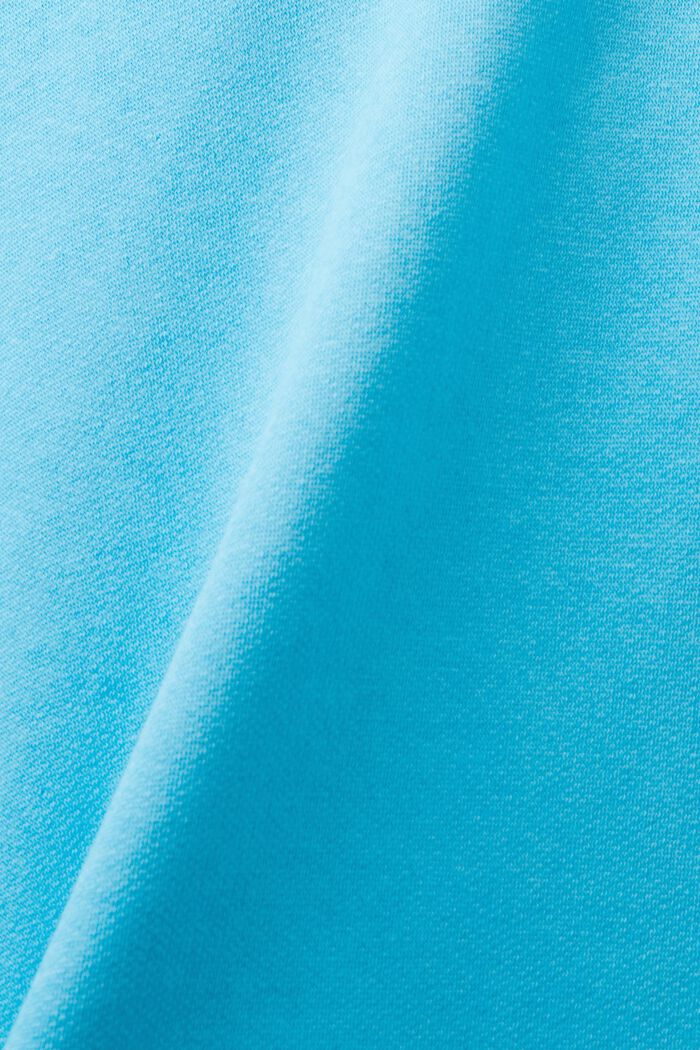 Genanvendte materialer: Sweatshirt med hætte, TURQUOISE, detail image number 5