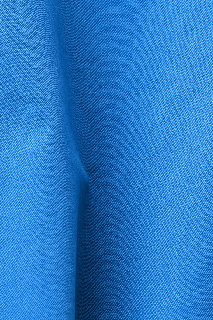 Lette stretch-chinos med bælte, BRIGHT BLUE, detail image number 6