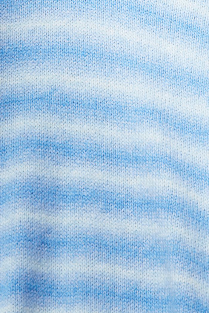 Vendbar pullover med striber, BLUE, detail image number 7