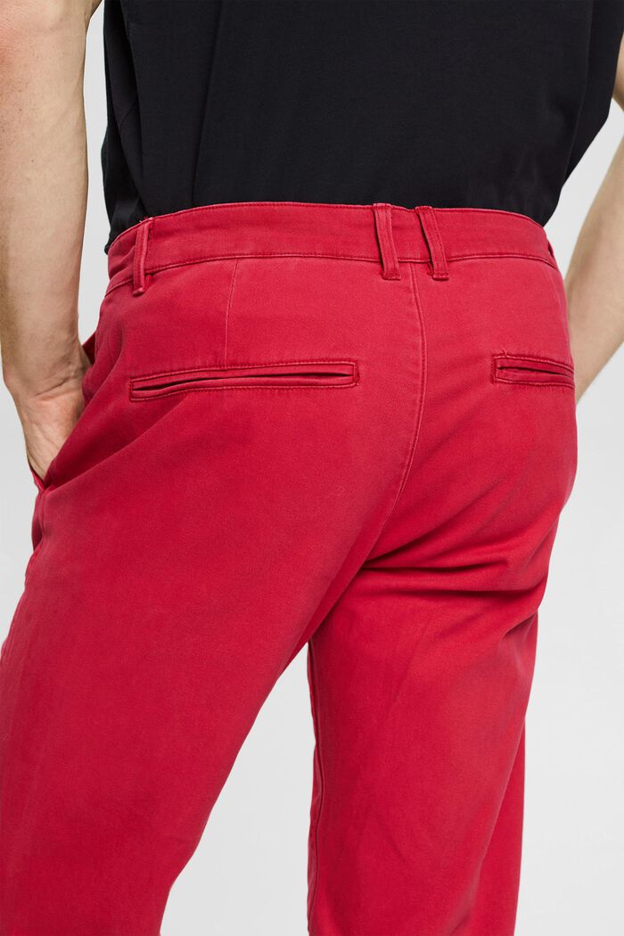 Chino i bomuld, RED, detail image number 0