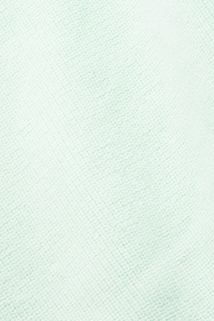 Ribstrikket sweatervest med V-hals, LIGHT AQUA GREEN, detail image number 4
