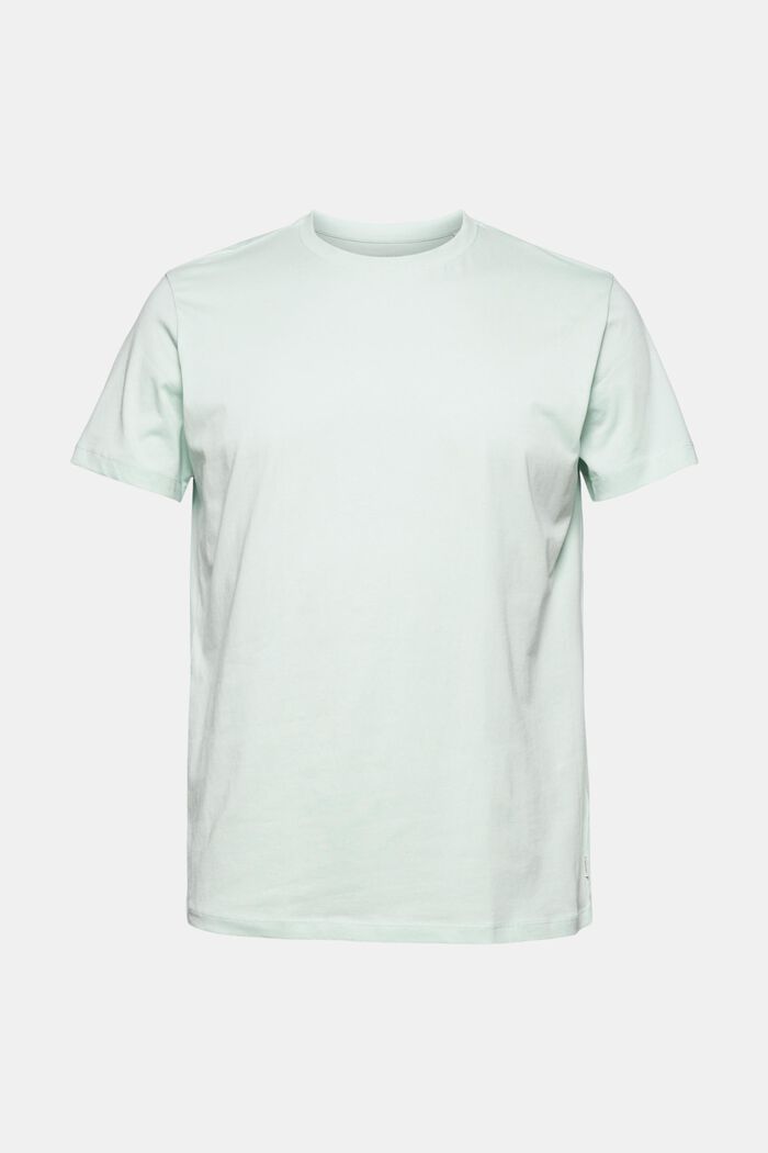 Jersey-T-shirt af 100% økologisk bomuld, PASTEL GREEN, detail image number 0