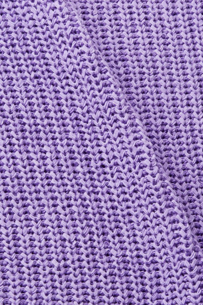 Sweater i åben strik, PURPLE, detail image number 4