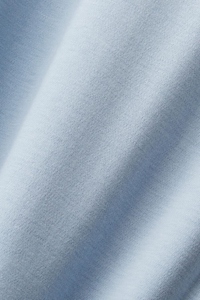 Poloshirt i pimabomuld, LIGHT BLUE LAVENDER, detail image number 4