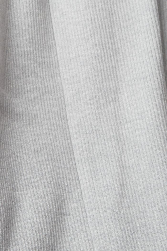 Lang cardigan med bælte, LIGHT GREY, detail image number 1