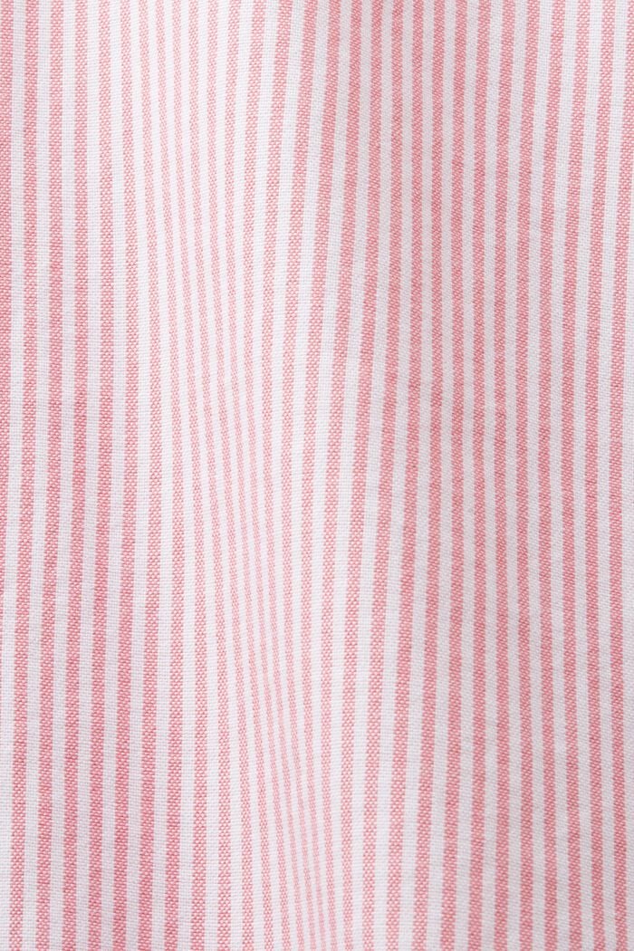 Oversized bomuldsskjorte med striber, PINK, detail image number 4