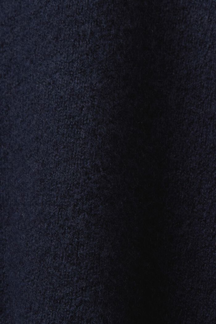 Striksweater med blouson-ærmer, NAVY, detail image number 5