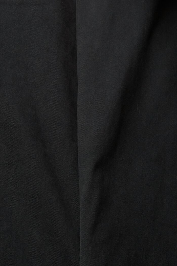 Chino i bomuld, BLACK, detail image number 1