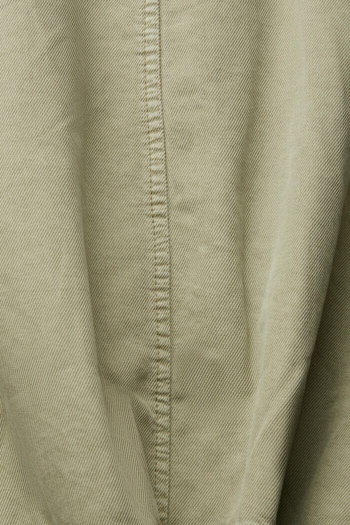 CURVY Med TENCEL™: kort jakke, LIGHT KHAKI, detail image number 4