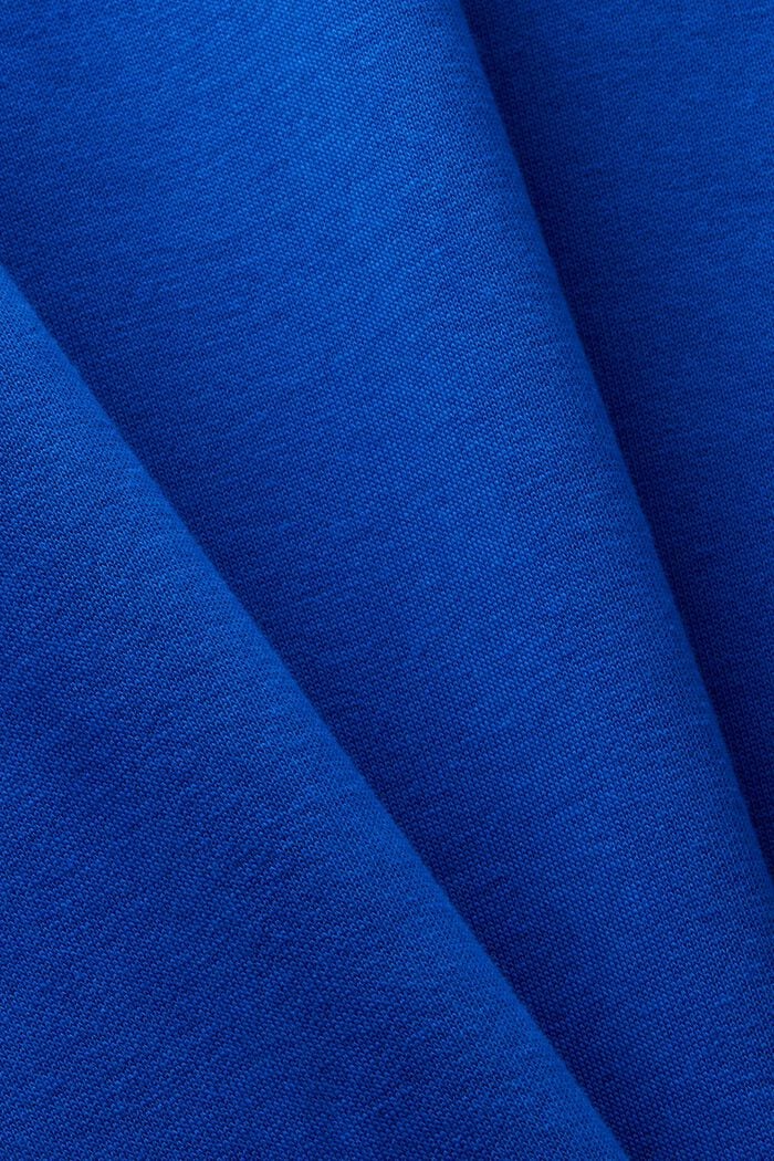 Sweatshirtkjole med hætte, BRIGHT BLUE, detail image number 4
