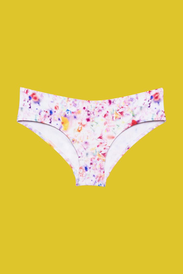 Hipster-bikinitrusser med blomsterprint, TEAL BLUE, detail image number 4