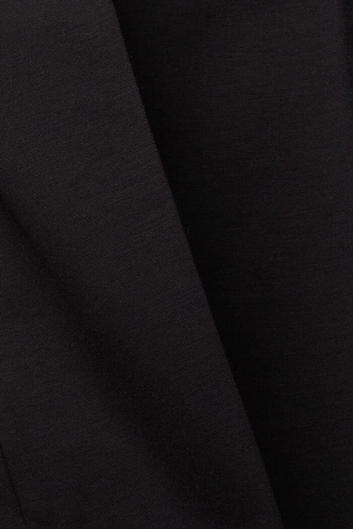 Jerseybukser med pressefolder, BLACK, detail image number 7