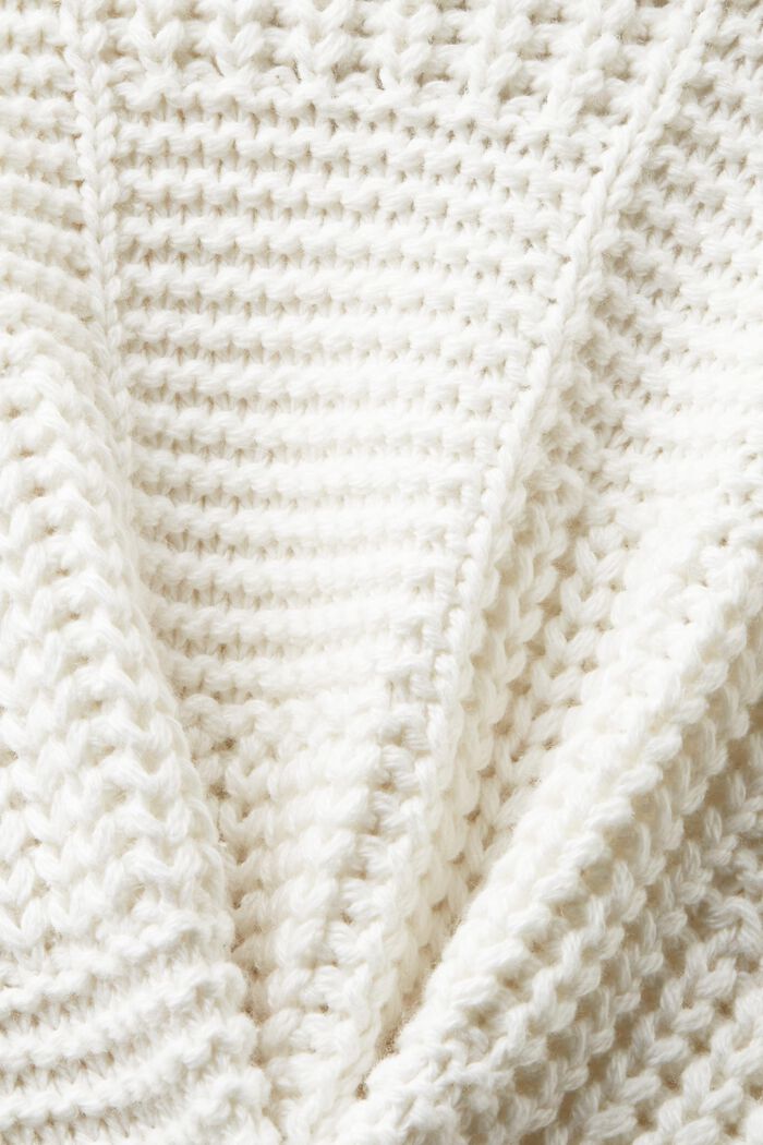 Sweater i chunky strik med sjalskrave, ICE, detail image number 6