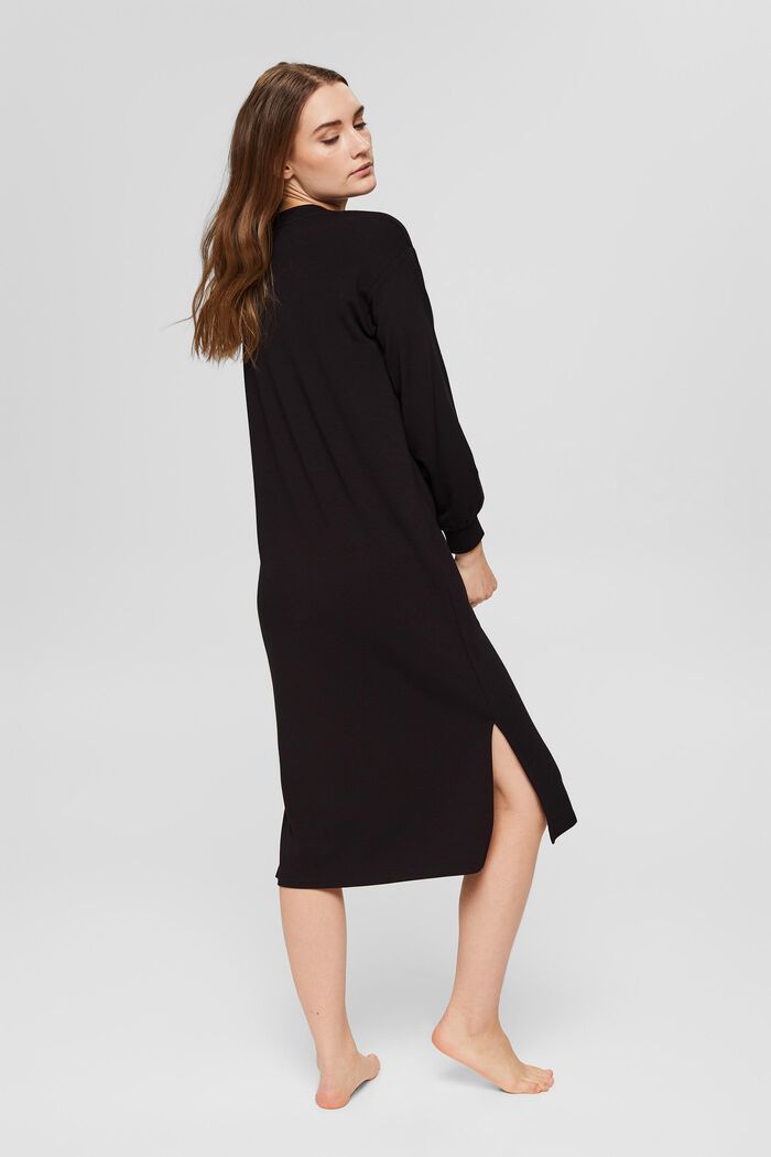 Loungewear-kjole, LENZING™ ECOVERO™, BLACK, detail image number 2