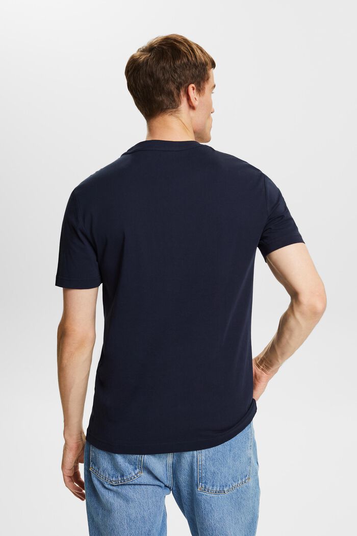 Jersey-T-shirt i økologisk bomuld, NAVY, detail image number 3
