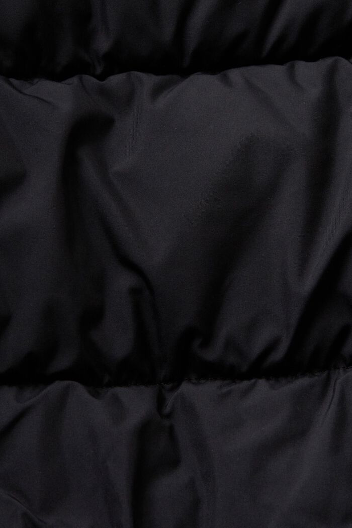 Cropped quiltet bodywarmer, BLACK, detail image number 4