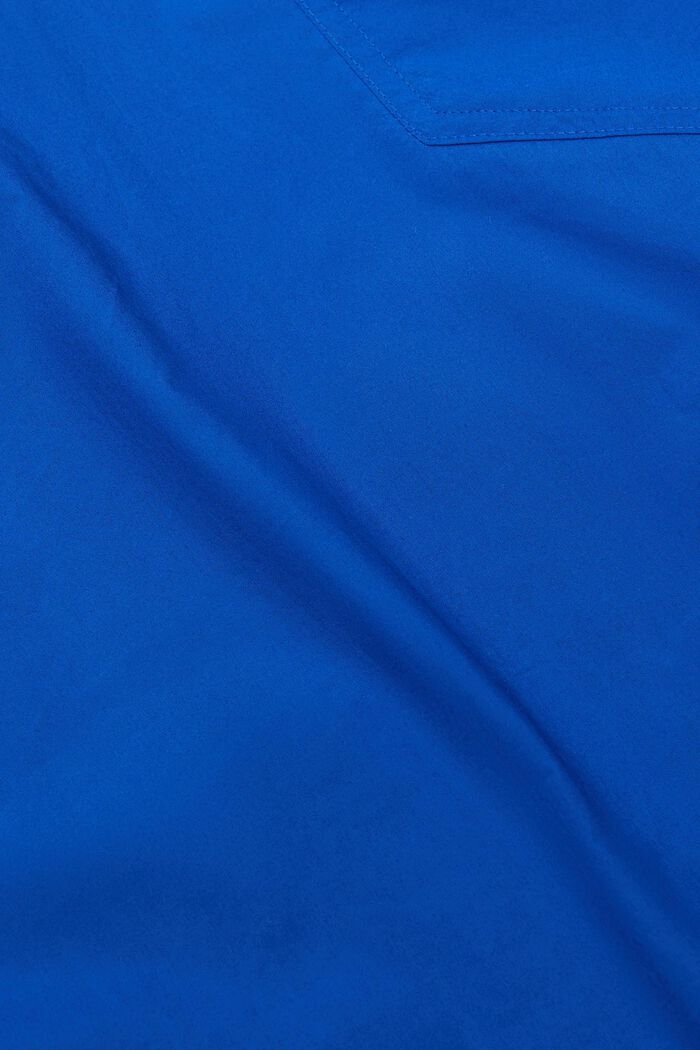 Cropped skjorte med bindedetalje foran, BRIGHT BLUE, detail image number 5