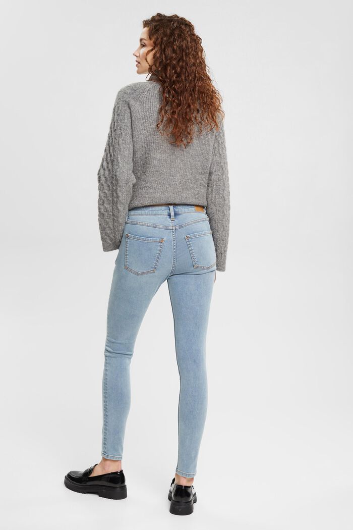 Jeans med skinny fit, BLUE LIGHT WASHED, detail image number 3