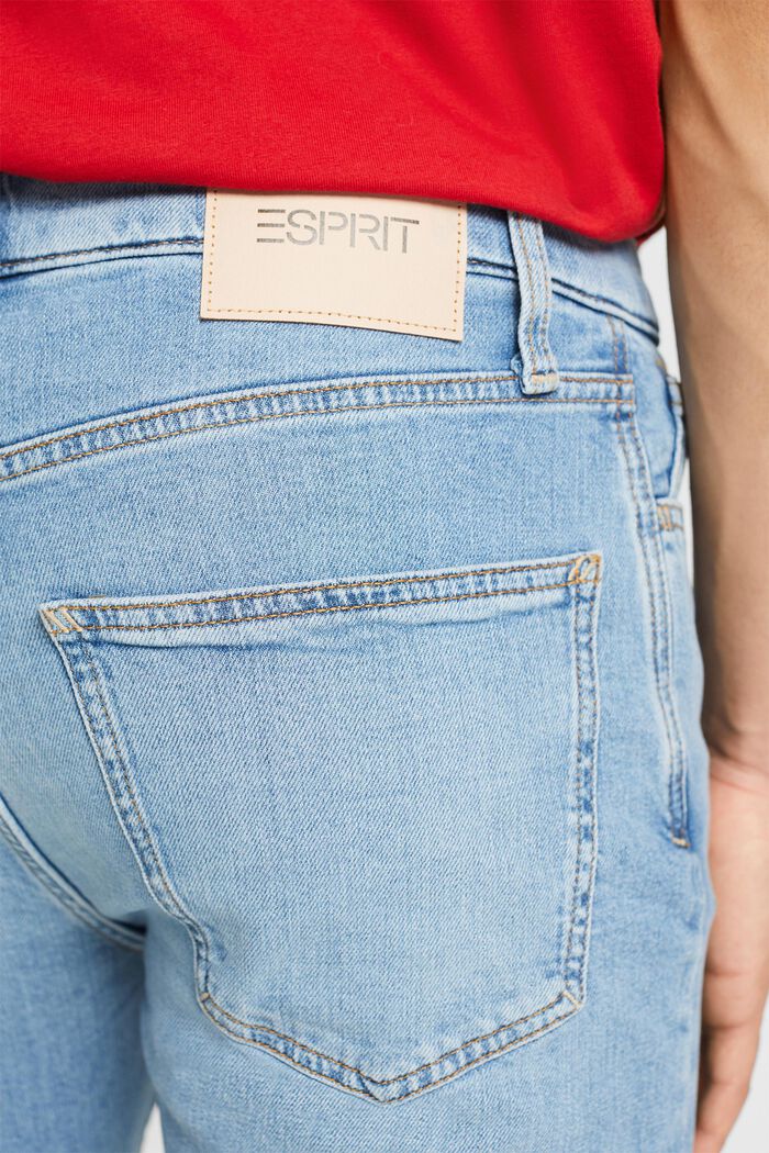 Slim jeans med mellemhøj talje, BLUE LIGHT WASHED, detail image number 3