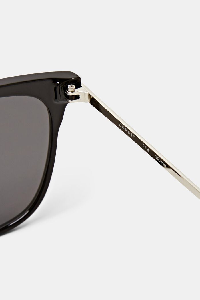 Solbriller med firkantet stel, BLACK, detail image number 3