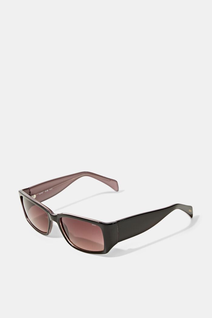 Solbriller med tofarvet stel, BROWN, overview
