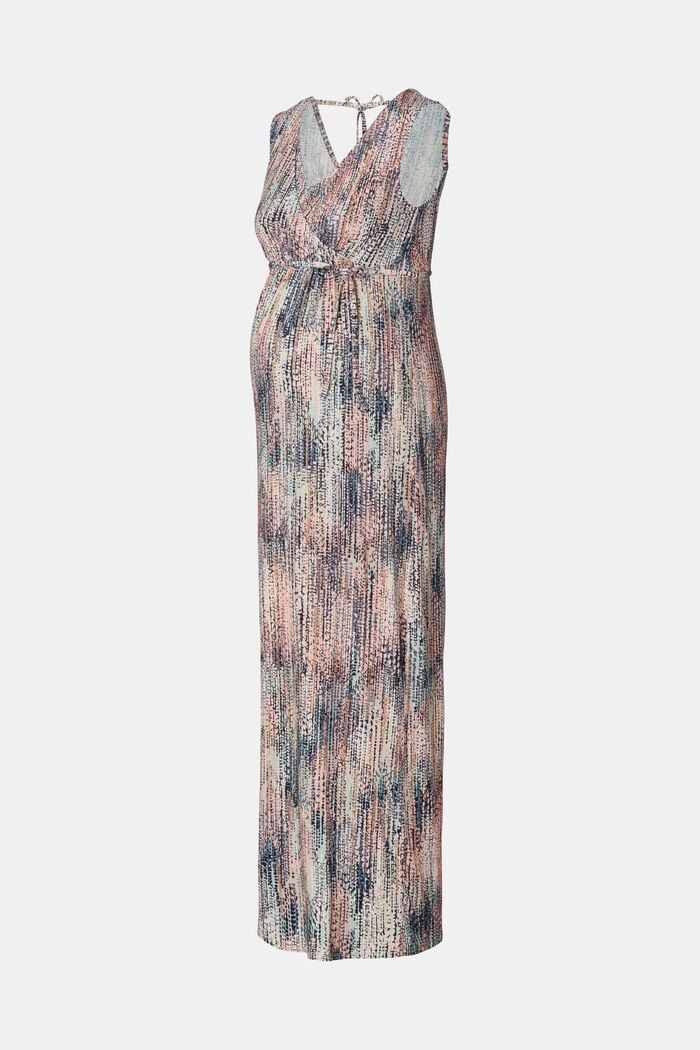 Mønstret, lang kjole, LENZING™ ECOVERO™, PALE MINT, detail image number 6