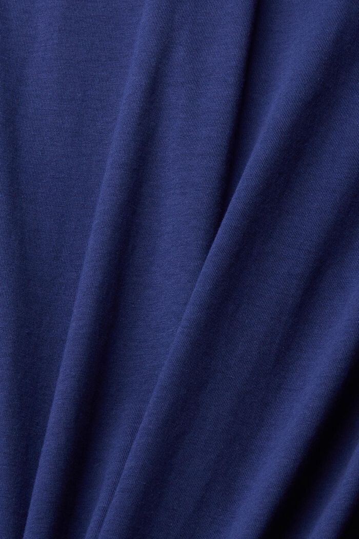 Jersey-T-shirt med print, DARK BLUE, detail image number 5