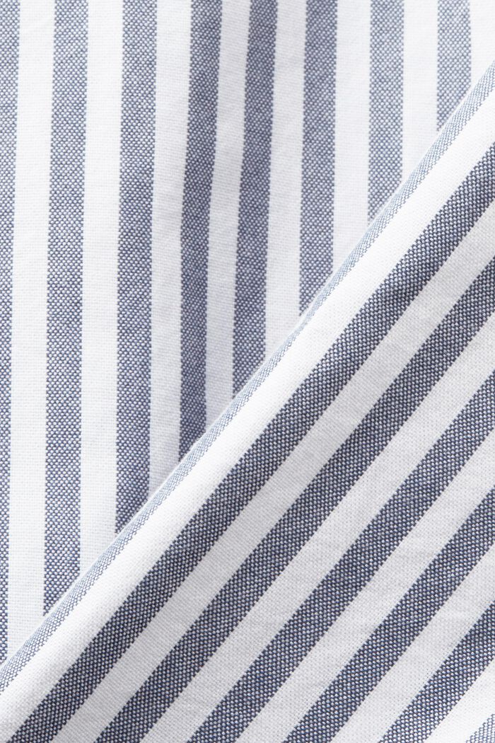 Button down-skjorte med Oxford-striber, GREY BLUE, detail image number 4
