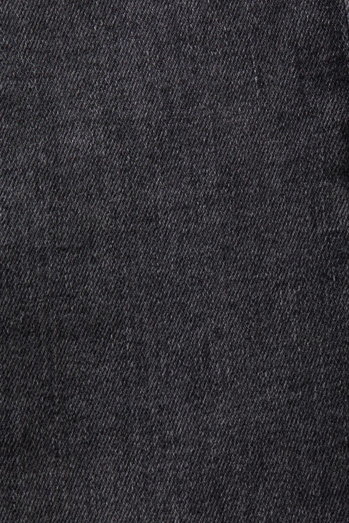 Slim fit-jeans med mellemhøj talje, BLACK DARK WASHED, detail image number 6