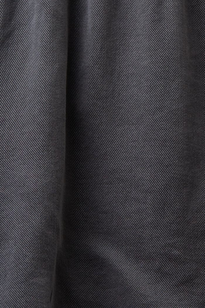 Pull on-shorts i twill, ANTHRACITE, detail image number 5