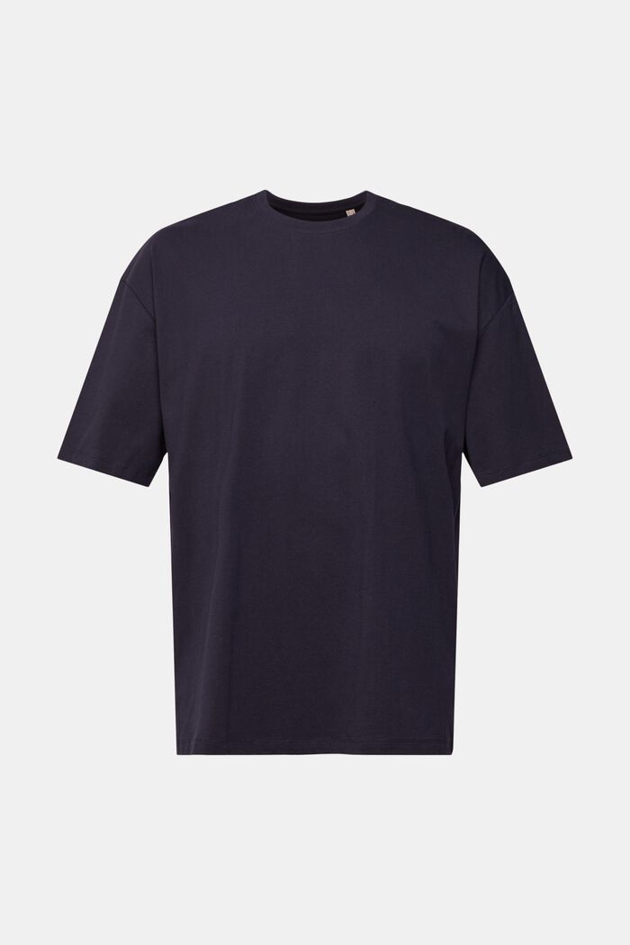 Oversized jersey-T-shirt, NAVY, overview