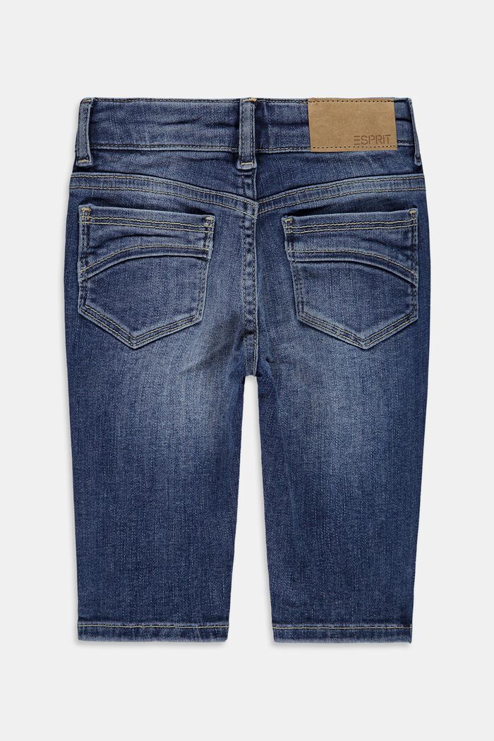 Capri-jeans med regulerbar livvidde