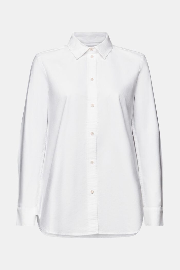 Oxford-skjortebluse, WHITE, detail image number 7