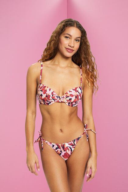 Carilo beach-bikinitrusser med blomsterprint