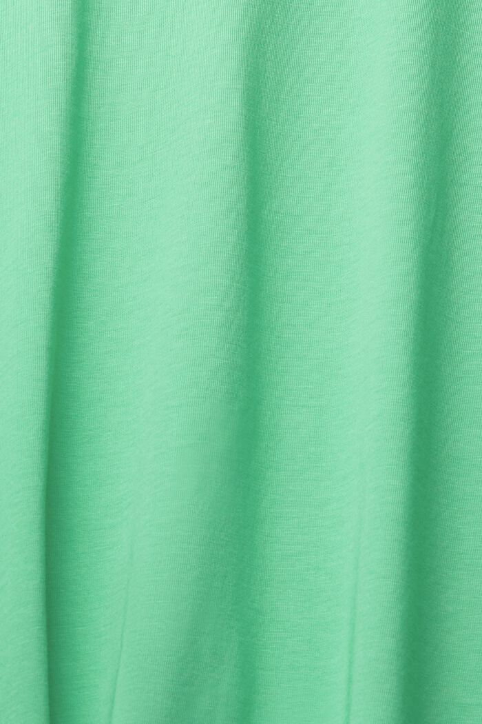 Jersey-T-shirt, 100% bomuld, GREEN, detail image number 5