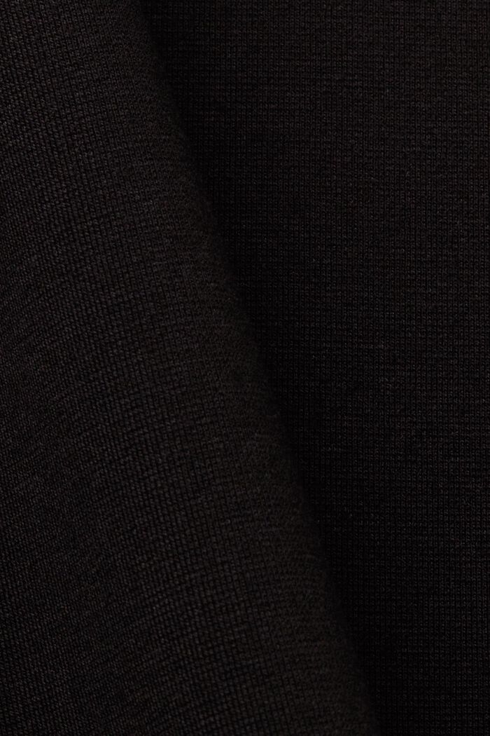 T-shirtkjole i jersey, BLACK, detail image number 6