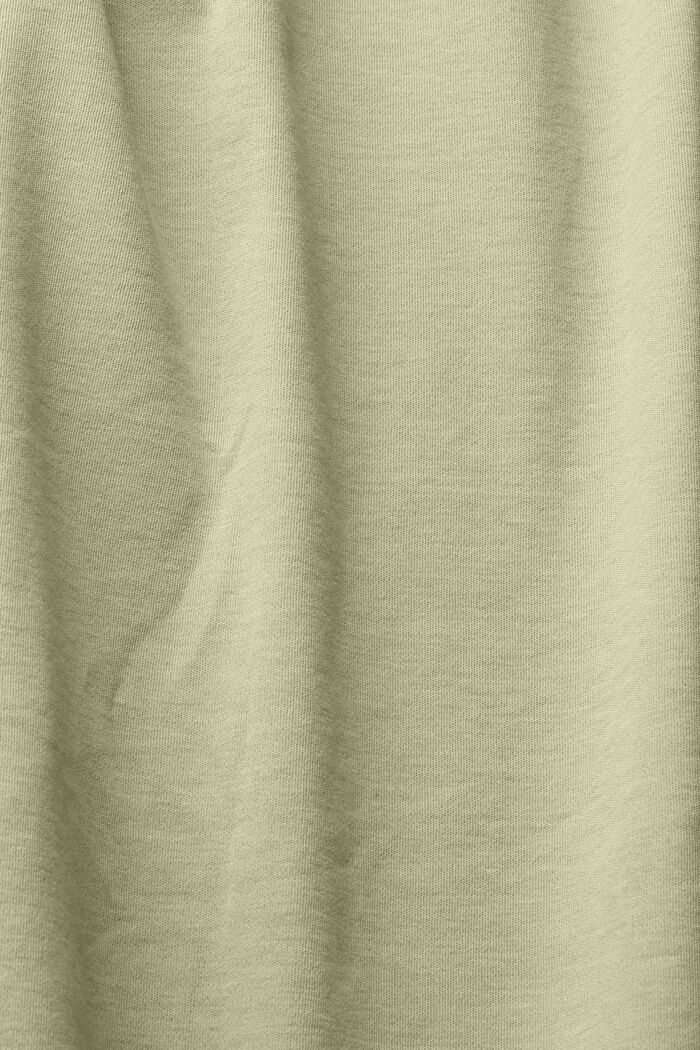 Jerseykjole med bindebælte, LIGHT KHAKI, detail image number 4