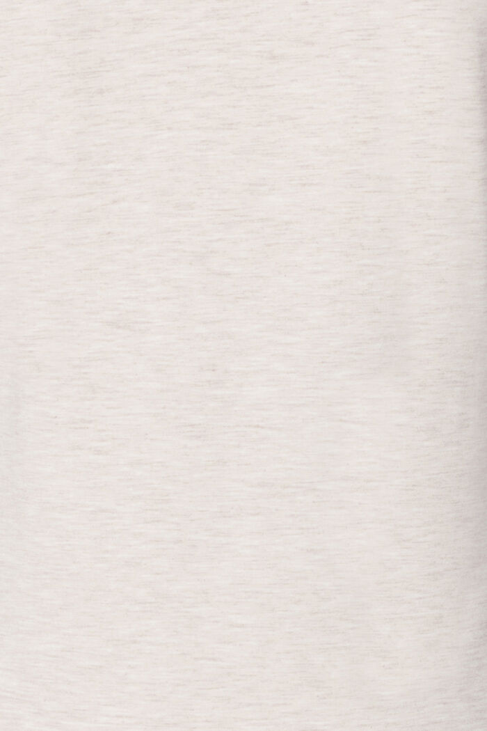 T-shirt med print, OATMEAL MELANGE, detail image number 3
