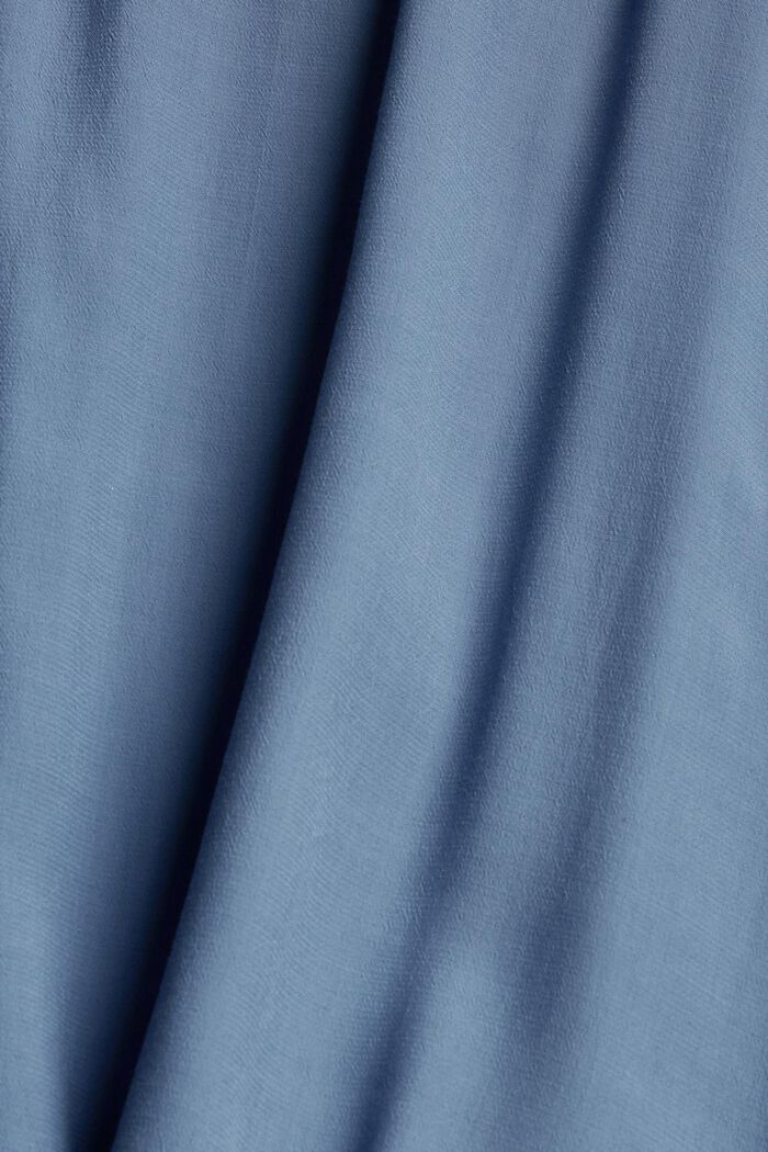 Midi-nederdel af LENZING™ ECOVERO™, GREY BLUE, detail image number 6
