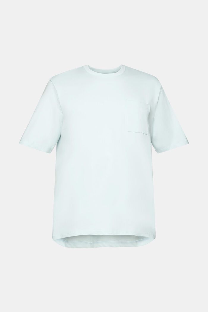 Jersey-T-shirt, 100% bomuld, LIGHT AQUA GREEN, detail image number 6